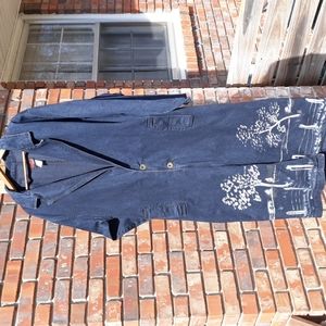 Vintage Denim Farmhouse Coat
